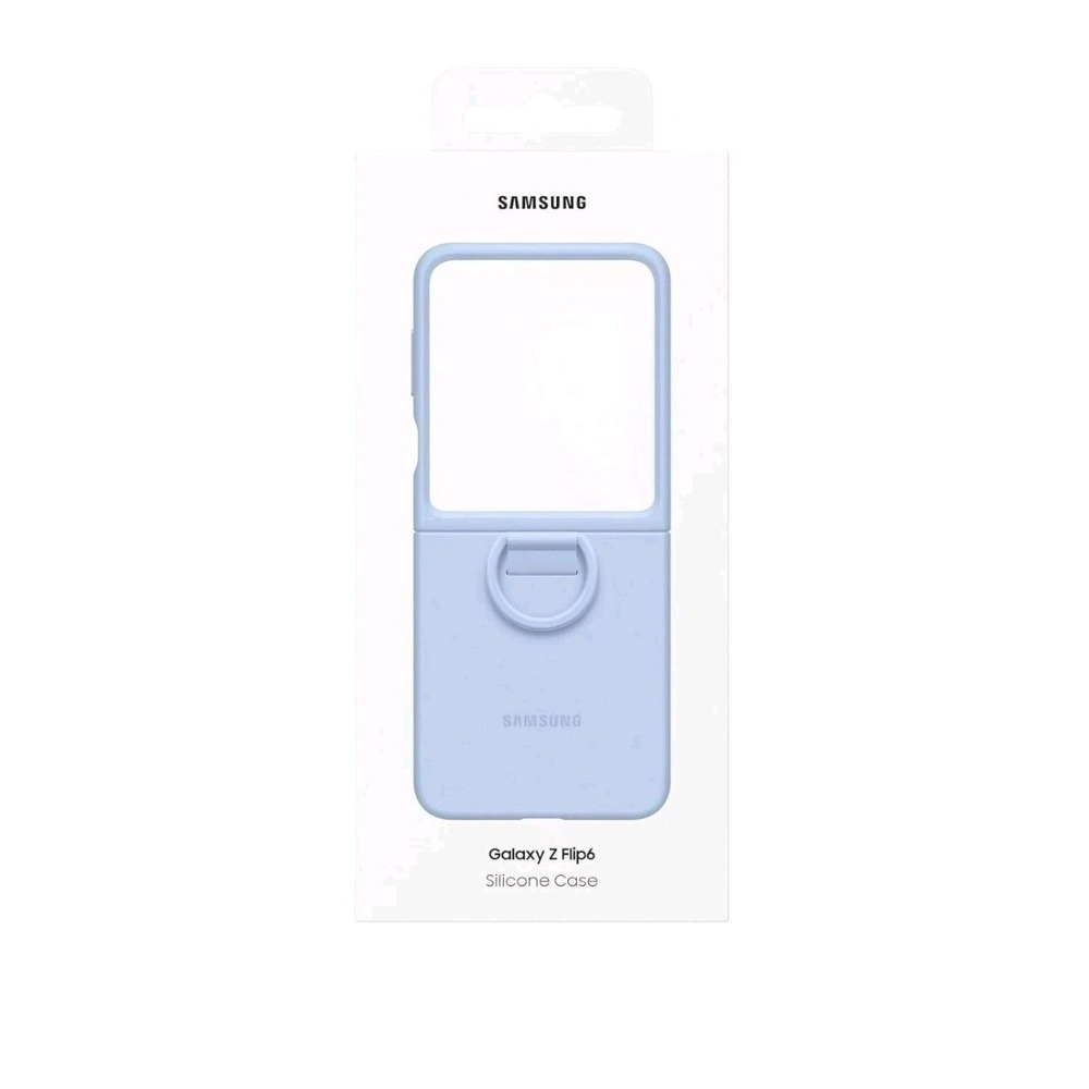 K1-U Samsung Silicone‎ Case Ring Galaxy Z Flip6 Blue Missing Protective Adhesive